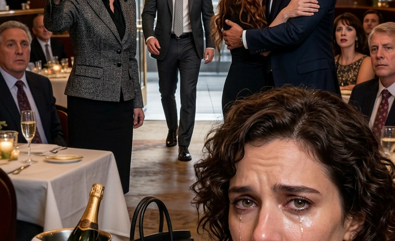 At my husband’s promotion party, my MIL loudly accused me of marrying him for money and sneered, “She won’t get even a weed from my property!” My husband backed her up—until he spotted his boss’s car and rushed to impress him… only to freeze when the boss walked in, hugged me, and said, “How is my daughter?” – Royals