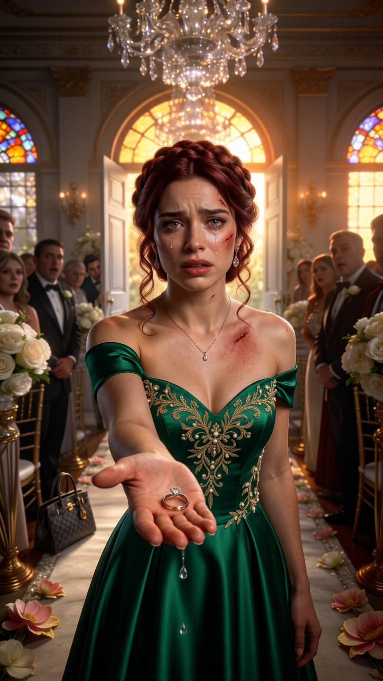 At my wedding, my husband warned he’d call it off unless I obeyed his mother’s orders. I refused. My MIL snapped, “Who are you to disobey me?”—and he slapped me in front of everyone. Then my father stood up and roared, “How dare you touch my daughter. You’re fired, and that house is gone— you have nothing left.” His face went pale. – Royals