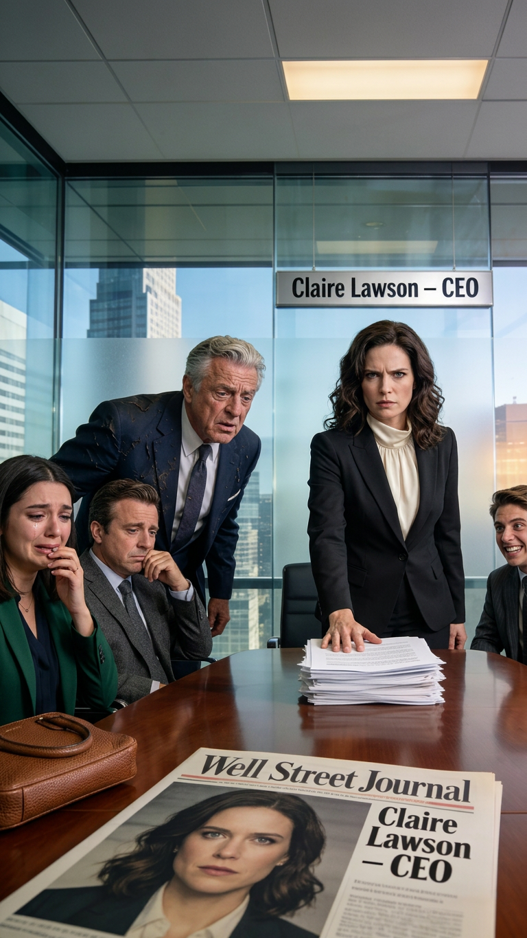 “Don’t Embarrass Us At The Gala,” Dad Warned. “My New Partner Owns Half The City. We Can’t Risk You Saying Something Stupid.” I Replied: “Okay.” Tuesday Morning, His “Billionaire Partner” Entered My Boardroom For A $400 Million Merger Discussion. He Saw My Name On The Door, Then The Wall Street Journal Cover. He Started Screaming, Because…