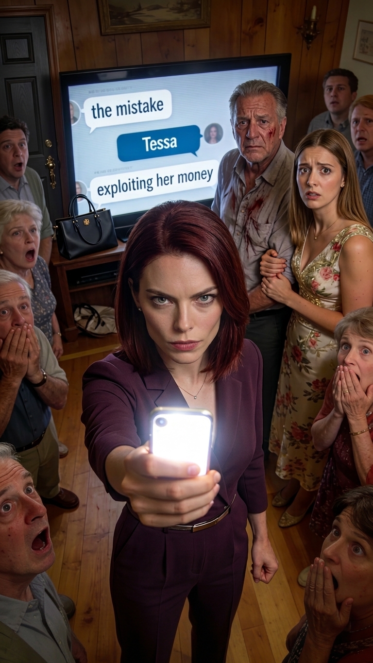 At The Family Reunion, My Dad Introduced His Stepdaughter As ‘My Real Daughter’ And Told 40 Relatives I Was ‘The Mistake From His First Marriage.’ Everyone Laughed. I Sipped My Water, Smiled, And Said: ‘Since We’re Introducing Ourselves…’ Then Pulled Out My Phone. His New Wife’s Face Went Completely Pale.