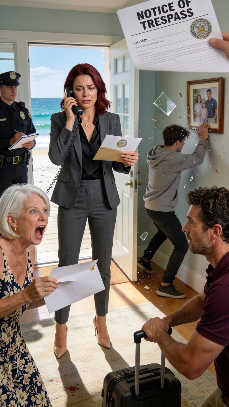 When I called to confirm the family vacation dates, my mom told me: “We’re already on the trip—just send the beach house keys, don’t make a scene.” I smiled and ended the call. 3 days later, I did mail the keys—but slipped inside was a neatly sealed envelope. The instant they opened it, they screamed nonstop.
