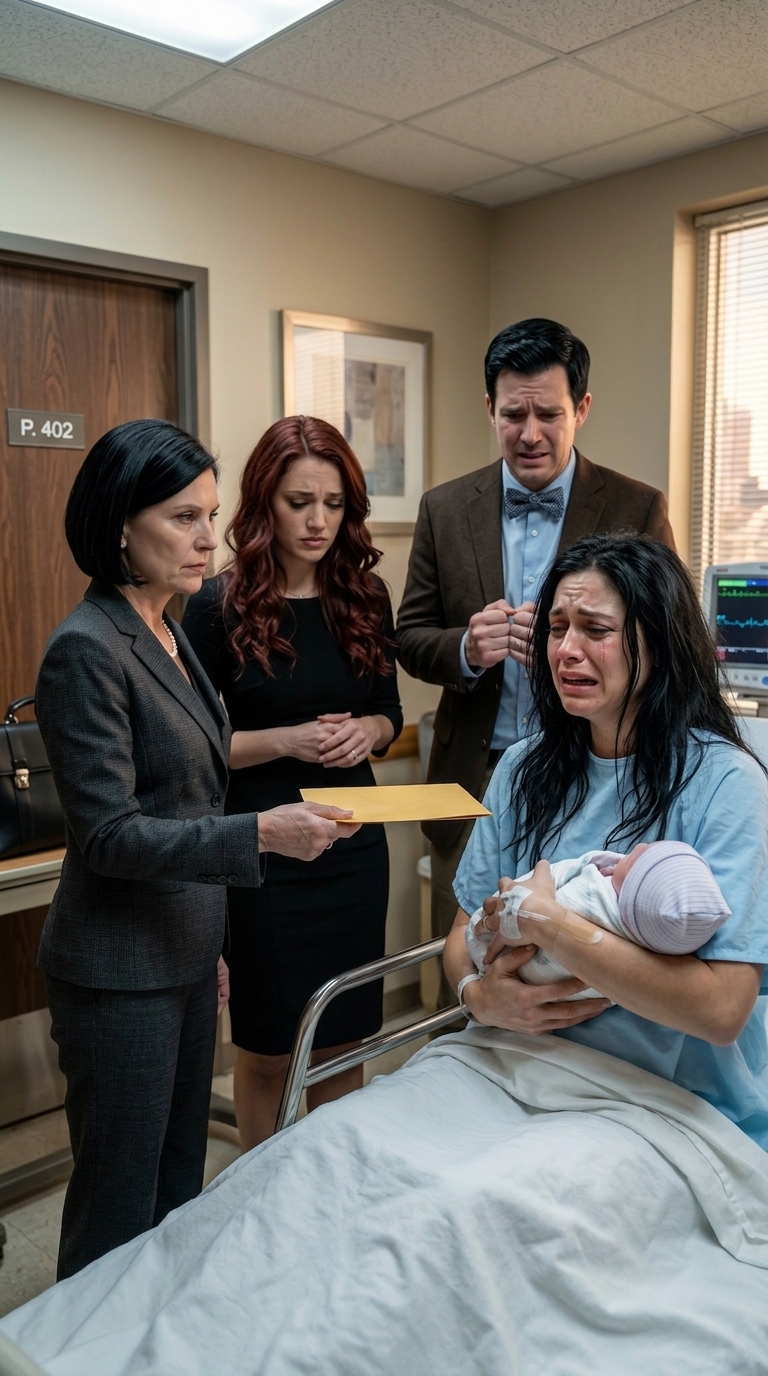 After Giving Birth To Her Angel, Her Mother-In-Law And Her Husband’s Mistress Handed Her Divorce Papers — They Thought She Was A Poor Woman With Nothing, Not Knowing That She Was The Owner Of The Entire Hospital And The Empire That Kept Them Alive The Pain Of Childbirth And Betrayal.