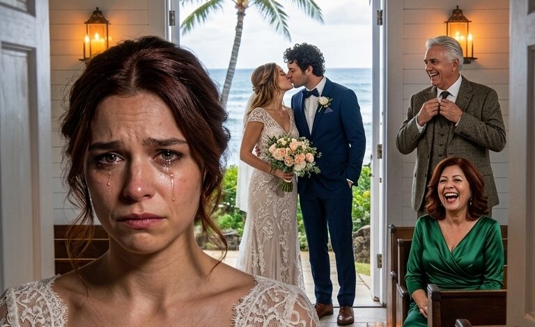 I went to hawaii with my parents, sister, and husband. He said he needed to go out alone, so i followed him. He entered a chapel – and there she was, my sister, in a white dress next to him. “She doesn’t know, right?” my sister said. “Relax,” he whispered. My mom laughed, “she’s too dumb to notice.” I walked away in silence. When they came home, they froze at the doorstep.