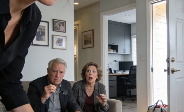 My dad & stepmom arrived at my house, they said shamelessly, “this house and everything in it now belongs to us; get out and find yourself a new place to live! I smiled and went into the room, return, threw the papers at them, when they saw… their eyes widened in shock!