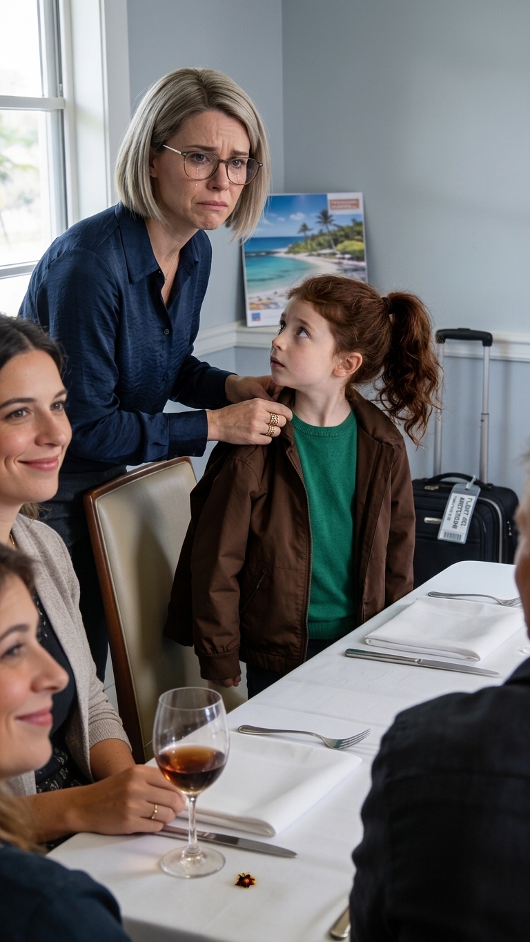 At dinner, my daughter said, “I’m so excited for the beach trip!” My sister smirked and said, “Sweetie… that trip’s just for the real family.” Everyone laughed. I didn’t. I helped her with her jacket and we left. Four days later, the resort emailed: “Payment declined.” My mom called 17 times. I texted back…