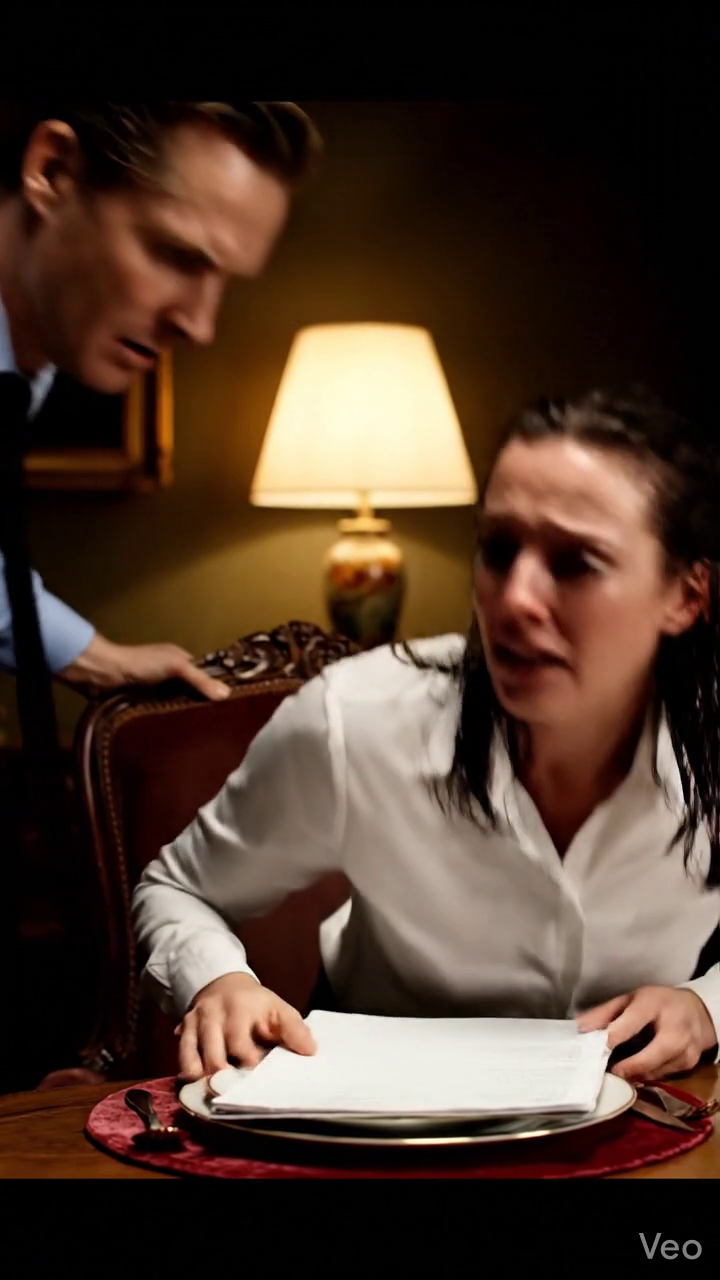 During the family dinner, my husband poured hot soup onto my head while his mother laughed. He then told me, “You’ve got 10 minutes to get out.” I wiped the soup off my face, pulled some papers from my bag, and placed them on the table before responding quietly, “You’re right. 10 minutes later…”