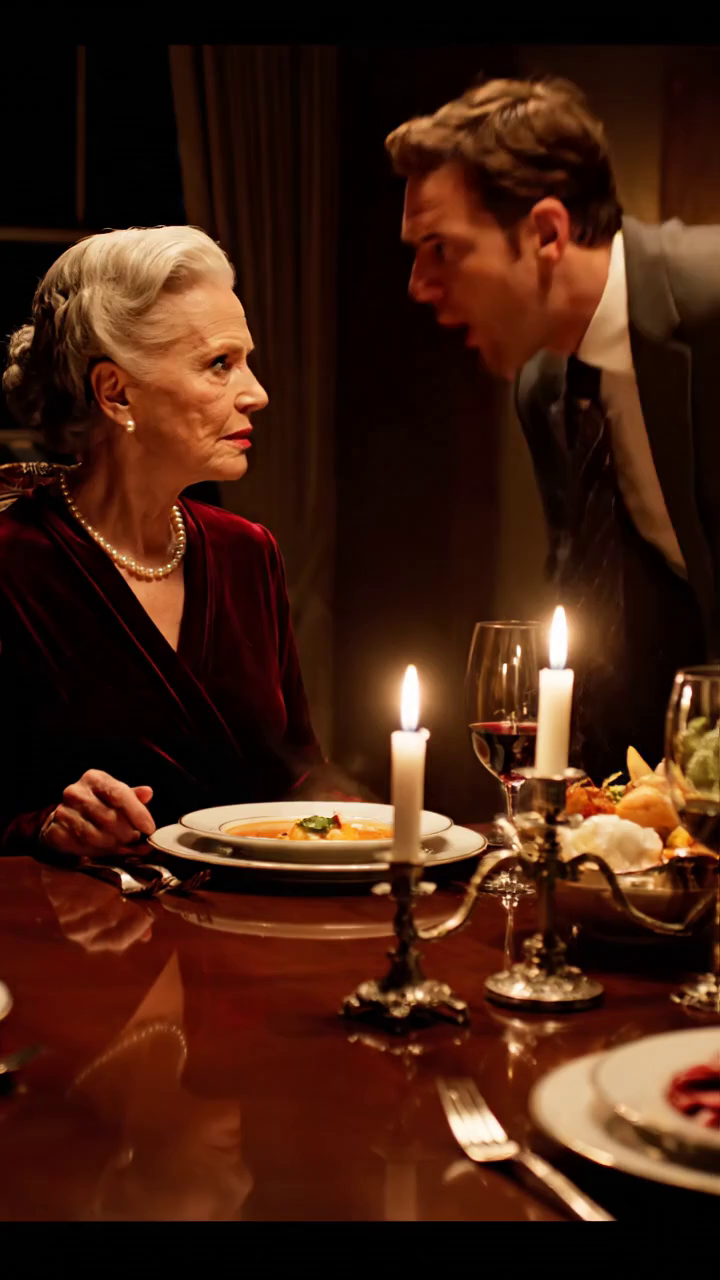 “My granddaughter handed me a piece of bread at dinner. I thought it was sweet—until I saw ‘SOS’ spelled out in ketchup. My blood ran cold. I faked a spill to get her alone in the bathroom, but she didn’t ask for help. She whispered, ‘Grandma, don’t eat anything… I just saved you.’ I looked at my plate and realized the ‘family dinner’ was a death trap.”