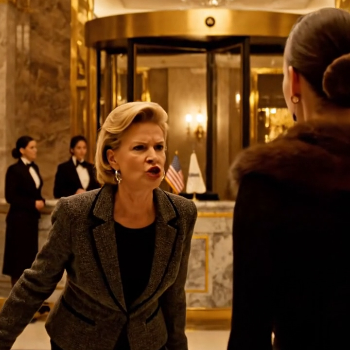 Mijn zus blokkeerde me midden in de lobby van een luxehotel in Rhode Island, mijn moeder zei me koudweg dat ik de familie niet in verlegenheid moest brengen tijdens het diner ter ere van de 70ste verjaardag van mijn vader, en gasten begonnen zich al om te draaien en te kijken – maar net toen ik wilde weglopen, kwam een man in een zwart pak van de receptie naar me toe, riep me bij mijn naam, en de hele lobby werd muisstil.