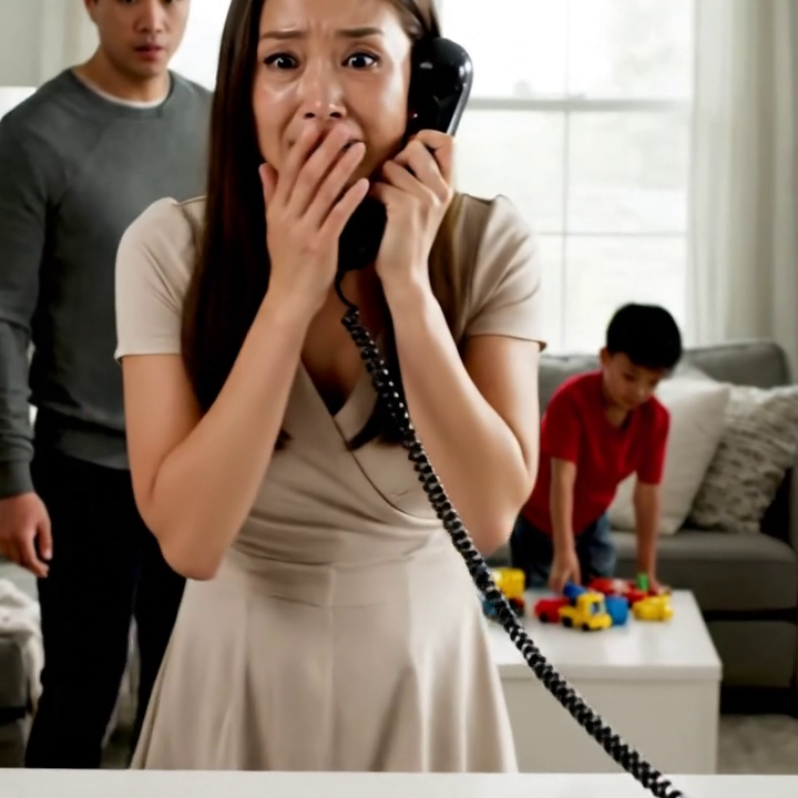 De telefoon van mijn man ging. Ik nam op, denkend dat het werk was. Een vrouw fluisterde: “Je hebt je sokken hier weer laten liggen.” Ik bleef stil. Ze giechelde: “Ik hou zoveel van je.” Ik beëindigde snel het gesprek. De stem? Het was geen vreemde. Het was familie.
