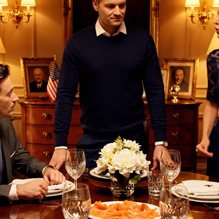 My Wife Brother’s New Girlfriend Mocked Me At Dinner, And Everyone Laughed. My Wife’s Dad Told Me To “Stop Making His Family Look Bad.” So I Let Them Mock Me, Until She Mentioned Her Job. Then I Pulled Out My Phone – And Watched Their Smiles Fade.
