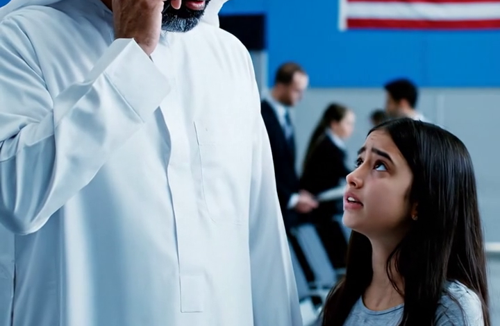 Toen ik veertien was, werd ik achtergelaten op de internationale luchthaven van Dubai omdat mijn broer het een “grap” noemde. Ik was blut, trilde van de honger en had vreselijke adem toen een lange Arabische man in een wijdvallend wit gewaad voor me stopte en zei: “Kom met me mee. Geloof me, ze zullen hier spijt van krijgen.” Vier uur later ging er een telefoontje uit waardoor ieders stemming veranderde.