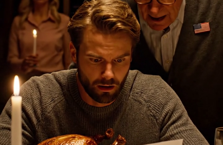 I thanked my grandpa for the $200 check… he stopped carving the turkey, looked me dead in the eye, and said, “I wired you half a million dollars.” — the entire Thanksgiving table froze, and I just quietly opened the transaction history…