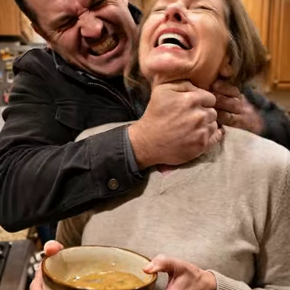 Mijn vingers groeven in zijn pols, maar zijn greep werd…