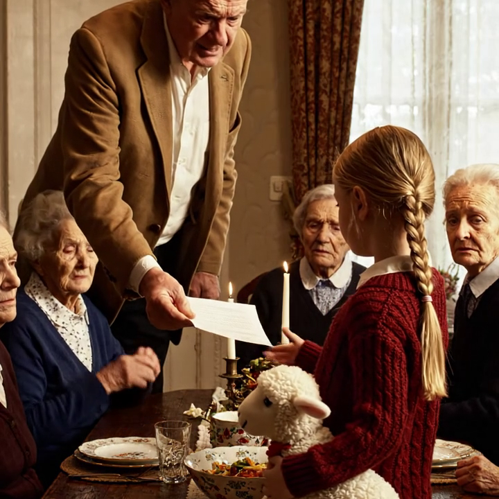 My Dad Pushed My 10-Year-Old Daughter At The Christmas Table. “That Seat Is For My Real Grandkid. Get Out!” She Hit The Floor In Front Of The Whole Family—But Everyone Stayed Silent. I Didn’t Yell. I Said 4 Words. MY MOM DROPPED HER WINE GLASS. MY DAD WENT PALE…