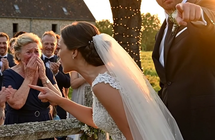 Op de bruiloft van haar zoon schreeuwde hij: “Ga weg, mam!”