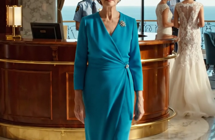 During a family vacation at a beach hotel, my daughter-in-law yelled at the receptionist: ‘Don’t talk to the old lady, she’s just a maid’, while my son laughed beside him, not realizing that I was the silent owner of the entire hotel. My next action stunned him… the shrewish girl was equally stunned.