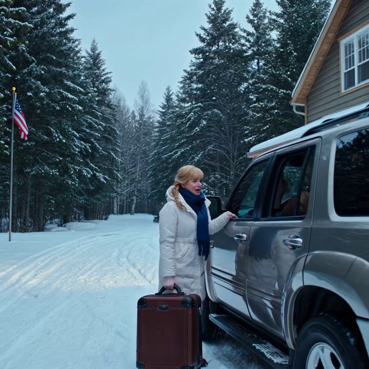 My son left me in a snow-covered cabin and took my money—without realizing what was waiting for him. “There’s firewood and enough food for two weeks,” he said. “I’m going to the Maldives with my wife—and I’m taking all your savings.” He left me out there, far from the city, while his wife quietly took my phone. From the car window, she even called back, “Oh, and I changed the locks on your apartment!” I watched them drive away… and smiled. He had no idea what surprise was waiting for him at the airport.