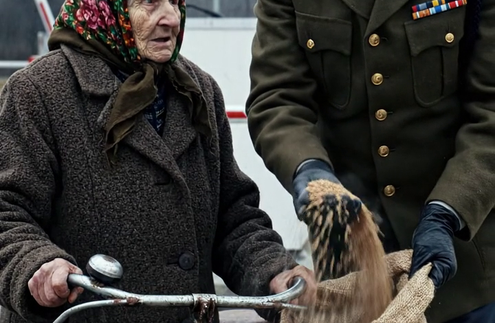 Elke dag verscheen er een oudere vrouw aan de grens op een oude fiets, met een zak zand in de mand. De grenswachten begrepen lange tijd niet waarom ze zoveel zand nodig had, totdat ze op een dag een onverwacht geheim ontdekten