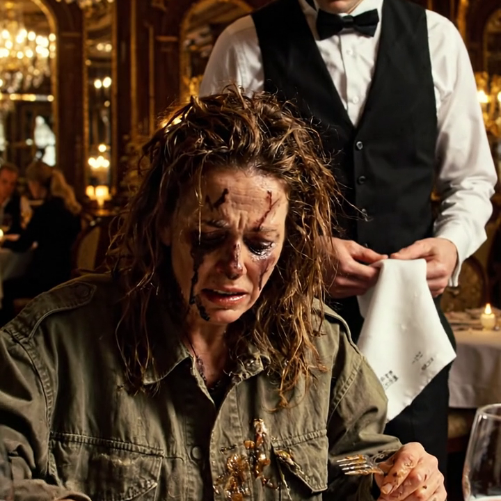 A homeless woman walked into a luxury restaurant to eat other people’s leftovers: the waiters and guests looked at her with contempt and demanded that the police be called