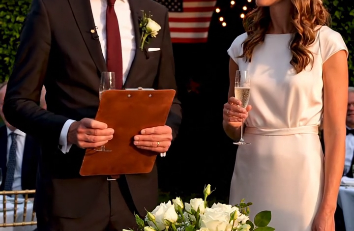 Op de bruiloft van mijn dochter hief ze haar glas en zei: “Op de familie – en op mijn moeder, Evelyn Marlowe, die altijd denkt dat ze elk detail wel even kan ‘regelen’.” Een paar mensen grinnikten. Ik hief mijn glas, glimlachte en zei: “Op de bruid… die de resterende beslissingen gewoon weer aan het bruidspaar heeft overgelaten.” Het gegrinnik duurde niet lang.