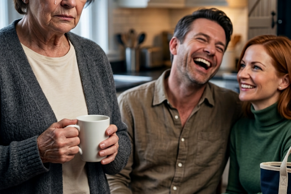 My son actually laughed when I told him I still had savings after thirty years of running a small laundromat in Portland. Not a polite laugh—one of those easy, dismissive laughs that says a person has already decided your future for you. In his mind, I was seventy-two, widowed, quiet, and close enough to the end that whatever I had would soon belong to his family anyway. I let him laugh. I poured the coffee. I said very little. But three days later, while I was standing alone in my kitchen making tea, the bank called to confirm a request to transfer control of the account in my name. I had not authorized anything. In that moment, with the kettle still warm and the house suddenly feeling much smaller, I realized my family had made the same mistake for years: they thought age had made me harmless. What they didn’t understand was that I had spent a lifetime noticing exactly when someone’s hand moved where it didn’t belong.