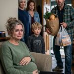 Ik was acht maanden zwanger toen een kind op mijn buik sprong tijdens een familiebijeenkomst: ‘Je bent te gevoelig’, zei mijn schoonmoeder, totdat ik de slimme luidspreker vroeg om hulp te roepen en mijn man binnenkwam.