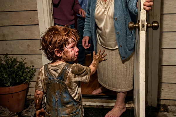 ‘Oma… help mij.’ — Ik had die ochtend net mijn achtjarige kleinzoon begraven, dus toen een onder de modder bedekt kind die avond bij mij aanklopte, stortte de leugen die we allemaal hadden moeten geloven eindelijk ineen
