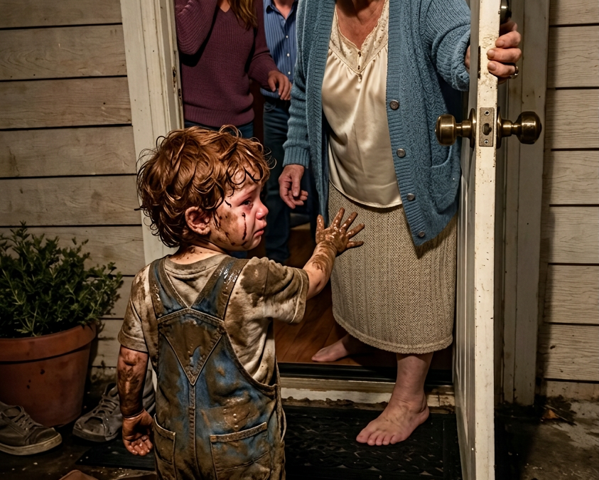 ‘Oma… help mij.’ — Ik had die ochtend net mijn achtjarige kleinzoon begraven, dus toen een onder de modder bedekt kind die avond bij mij aanklopte, stortte de leugen die we allemaal hadden moeten geloven eindelijk ineen