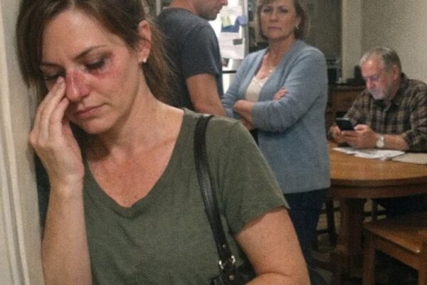 Mijn man brak mijn neus in de keuken terwijl zijn ouders toekeken: ‘Doe niet zo dramatisch, het is maar een schrammetje,’ zei zijn moeder, maar die avond liep ik bloedend naar buiten, deed aangifte bij de politie en maakte voorgoed een einde aan het huwelijk