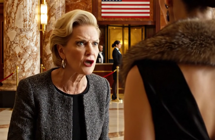 Mijn zus blokkeerde me midden in de lobby van een luxehotel in Rhode Island, mijn moeder zei me koudweg dat ik de familie niet in verlegenheid moest brengen tijdens het diner ter ere van de 70ste verjaardag van mijn vader, en gasten begonnen zich al om te draaien en te kijken – maar net toen ik wilde weglopen, kwam een man in een zwart pak van de receptie naar me toe, riep me bij mijn naam, en de hele lobby werd muisstil.