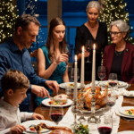 Tijdens het kerstdiner bedankte ik mijn tante voor de sleutelhanger die ik voor mijn verjaardag had gekregen. Toen zei ze kalm dat het echte cadeau een appartement van 400.000 dollar was. Mijn hele familie verstijfde van schrik.